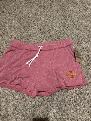 New W/ Tags Women’s Rivalry Threads 91 Iowa State Soft Athletic Shorts Size Med - Image 1 of 4