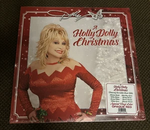 Dolly Parton - A Holly Dolly Christmas [Red Vinyl] NEW Sealed Vinyl LP Album - Picture 1 of 4