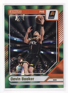 2024 Donruss Devin Booker #115 - Green Laser Holo | Phoenix Suns - Picture 1 of 3