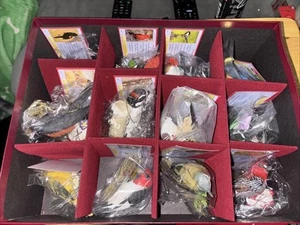 Danbury Mint Songbird Ornaments Collection Set of 12 Birds & Cards - Picture 1 of 13