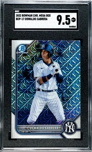 Oswaldo Cabrera 2022 Bowman Chrome Mega Box Mojo Refractor RC SGC 9.5 - Bild 1 von 2