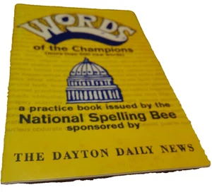 Words of Champions practice book National Spelling Bee Dayton OH Daily News 1970 - Picture 1 of 4