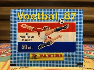 Panini Pack Tute Packet-* FREE VERSION * Voetbal87 1986 -87 * Dutch Version - Picture 1 of 3