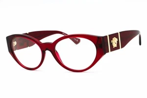 VERSACE 0VE3345 5430 Anteojos Burdeos Marco Transparente 54mm - Imagen 1 de 4