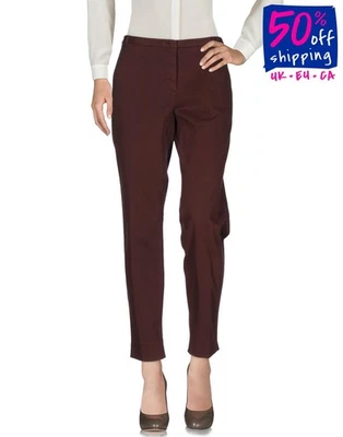 PVP €380 FABIANA FILIPPI Pantalón Chino Gabardina IT44 US8 UK12 L Hecho en Italia Foto 1 de 4
