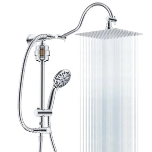Ganzmetall 10" gefilterter Regenduschkopf Combo für einfache Reichweite, hohe Presse... - Bild 1 von 9