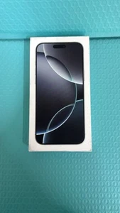 Boîte vide d'origine Apple avec notice pour iPhone 16 Pro Max blanc titane - Photo 1 sur 5