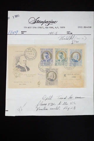 Vatican City 45x Stamped Early First Day Covers FDC Cover
