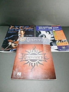 Lot of 3=Guitar Music Books / Rock Genre = Godsmack / Zepplin / Clapton - Picture 1 of 22