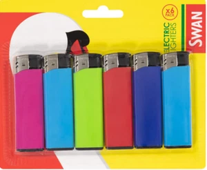 Swan Lighter 6pk - Multicoloured - Picture 1 of 1