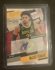 2021-22 Chronicles Draft Picks Prestige Bonus Shots Signatures #48 MaCio Teague