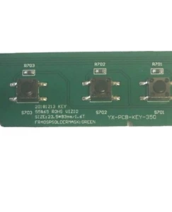 VIZIO V555-G4 TV BUTTON AND IR BOARD 20181213, 20190430 - Picture 1 of 3