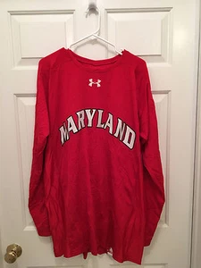 Maryland UMD Under Armour Terrapins Game Issued Worn Basketball Warm Up Large - Picture 1 of 1