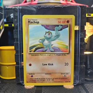 Machop Base Set Pokémon TCG 52/102 Unlimited Common - Bild 1 von 6