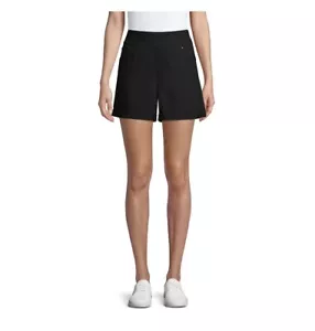 Time and Tru Women's Fit Pull On Cuffed 5" Shorts - Picture 1 of 8