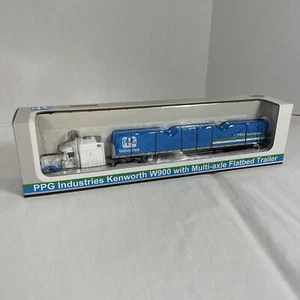 SpecCast 32005 PPG 1:64 Kenworth W900 W/ Multi-axle Flatbed Trailer Die Cast - Picture 1 of 19