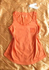 ESPRIT DAMEN LÄSSIGES TUNIKA TANK TOP BAUMWOLLE MIT TASCHE ORANGE S, 36 NEU - Bild 1 von 11