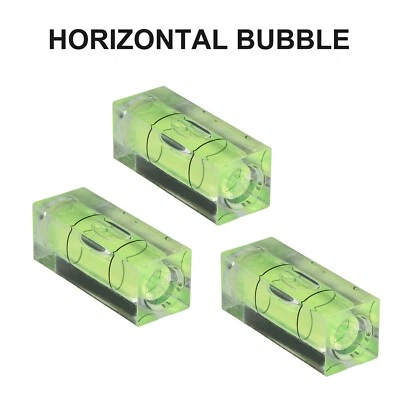 Nivel de Agua 3 Piezas 40 Mm Burbuja Pequeña Mini Nivelación Alta Calidad A estrenar - Imagen 1 de 4