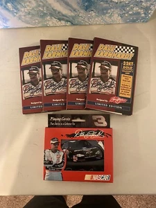 Dale Earnhardt Sr. 22KT Gold Foil Collector Cards LOT 4 + Playing Cards - Picture 1 of 1