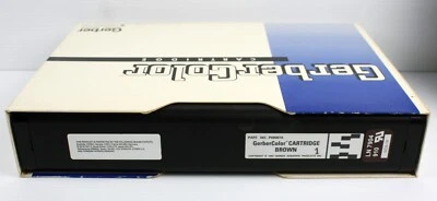 Lámina de transferencia térmica Gerber Edge LE 1 y 2 MARRÓN GCS-19 usada Foto 1 de 2