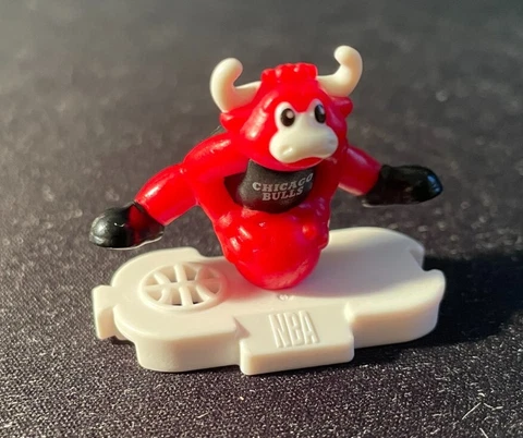 Kinder Joy NBA Chicago Bulls Mascot “Benny The Bull” 2023 Limited Edition Toy Cover