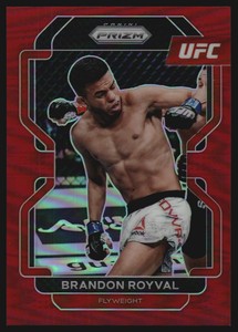 2022 Panini Prizm UFC Prizms Red #149 Brandon Royval /299