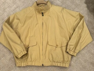 Perry Ellis Men’s Lined Long Sleeve Yellow Full Zip w/Pockets Jacket Size XL - Picture 1 of 7