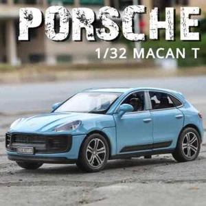 1:32 Porsche Macan T SUV Alloy Car Model Alloy Diecast Toy Sound Light Vehicle - Picture 1 of 24