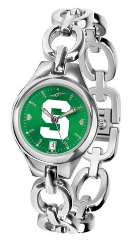 Michigan State Spartans Eclipse Anochrome Women Ladies Watch and Scarf Cover