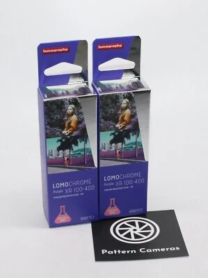 Two Lomochrome Purple 110 ISO 100-400 Films - New boxed film - Latest Stock - Image 1 of 3