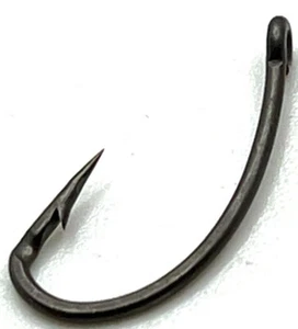 Ganci da pesca alla carpa rivestiti in teflon ad alto tenore di carbonio CURVO punta dritta 2,4, 6 ami - Foto 1 di 1