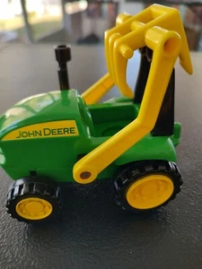 John Deere Tractor With Hay Loader Plastic Toy Learning Curve No Character - Picture 1 of 7