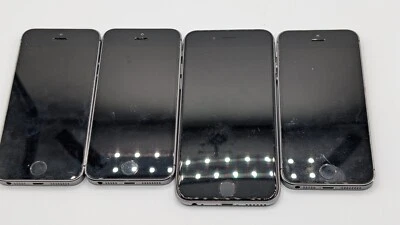 Apple iPhone Lot of 4 (3, Model 5S A1533 & 1 Model 6S A1688 T-Mobile For Parts  - Image 1 of 4