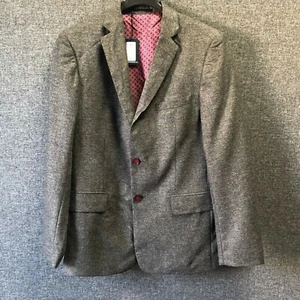 Duchamp Carbón Hopsack Chaqueta 36 TD110 Gg 03 - Imagen 1 de 3