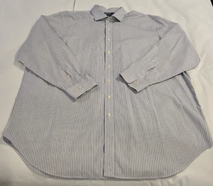 Polo By Ralph Lauren Regent Classic Fit Men's Striped Size 19 36/37 Tall - Picture 1 of 10