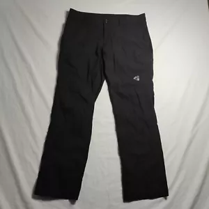Eddie Bauer Women's P10 Black Nylon First Ascent Performance Pants Cargo - Picture 1 of 13