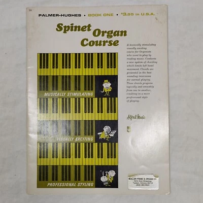 Palmer Hughes Spinet Organ Course Instruction Book #1 Rare 1965 Vtg - Image 1 of 4