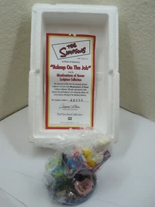 Simpsons Hamilton Collection "ASLEEP ON THE JOB" Misadventures of Homer - Picture 1 of 5