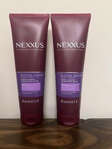 NEW. 2 Nexxus Blonde Assure Color Toning Purple Shampoo, 8.5 oz EACH.