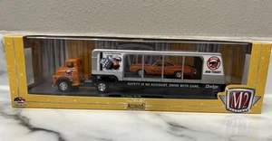 M2 Machines 1957 Dodge 700 COE & 1970 Dodge Super Bee 2011 Auto-Haulers New - Picture 1 of 15