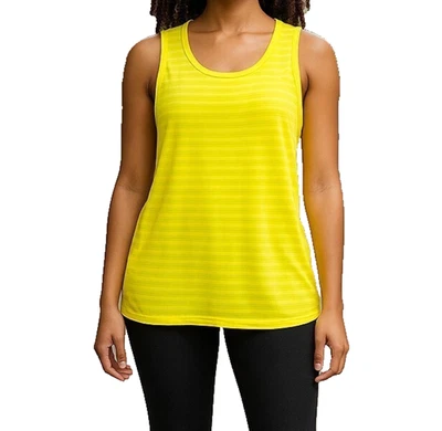 Camiseta sin mangas Danskin Now Racerback XS (0-2) amarillo neón ropa deportiva para mujer " Foto 1 de 4