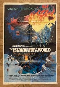 The Island at the Top of the World (1974) Original Vtg Movie Poster 27x41 Folded - Picture 1 of 7