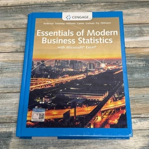 Essentials of Modern Business Statistics with Microsoft Excel, Sweeney -Like New - Foto 1 di 3