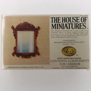 House of Miniatures 42403 Chippendale Looking Glass um 1750 Bausatz Puppenhaus - Bild 1 von 5