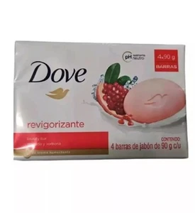 Dove Go Fresh Revigorizante Pomegranate Beauty Soap Bar 4 X 90g (4 soaps Total) - Picture 1 of 1