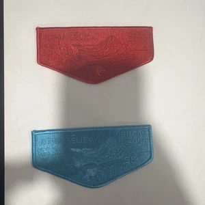 OA 2004 NOAC Ut-In Selica Lodge 58 2GHOST FLAP SET RARE! - Picture 1 of 3