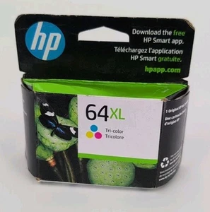 HP 64XL Tri-Color High Yield Ink Cartridge Genuine - Exp APR 2025 - Afbeelding 1 van 4