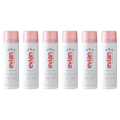 Evian Facial Spray 1.7 oz - Hydrating Mineral Water Mist for Face &... Fast Ship - Image 1 of 4