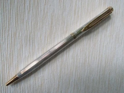 Vintage - WATERMAN Gentleman Le Man 100 - Sterlingsilber -Kugelschreiber, FRANCE - Bild 1 von 4