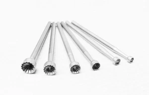 Large Cup Burs Fig 77b Concave Cutter Fraise 6 Size Burr Assortment Set 025, ... - Picture 1 of 3